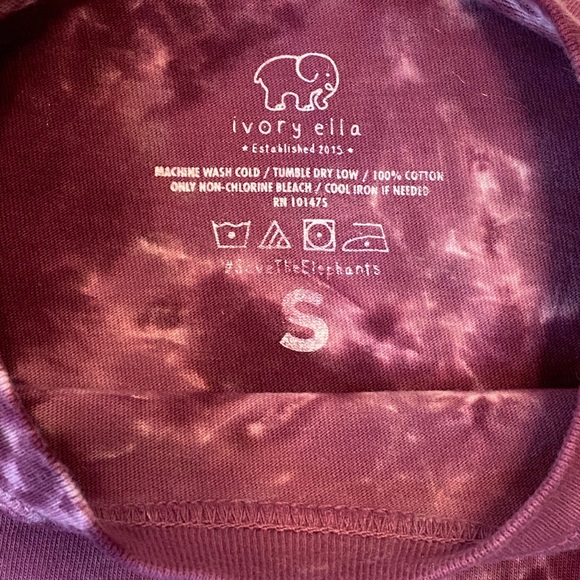 Ivory Ella tie dye T-Shirt - Picture 4 of 6